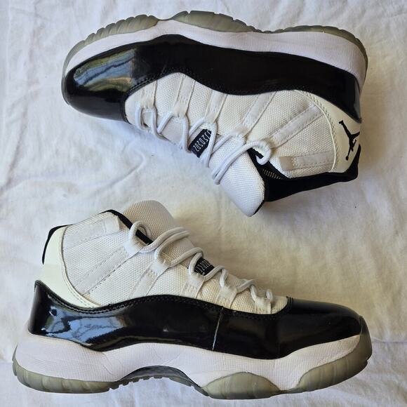Jordan 11 Retro High Concord White/Black 136046-110 Size 8.5 - Picture 5 of 8